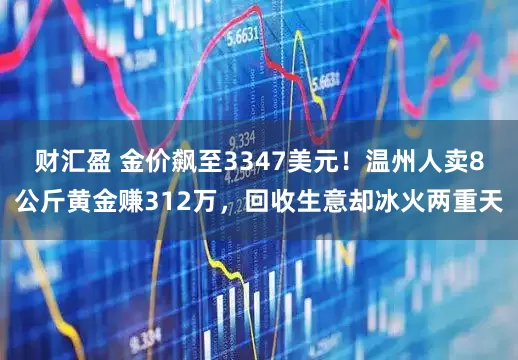 财汇盈 金价飙至3347美元！温州人卖8公斤黄金赚312万，回收生意却冰火两重天